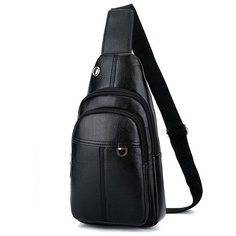 Сумка кросс-боди , фактура зернистая, черный.. Nk Shop