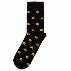 Носки Happy Socks Носки с рисунками - Танчики, размер 41-45, черный, оранжевый, желтый