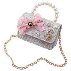 Сумка кросс-боди SUNDY, фактура рельефная, серая