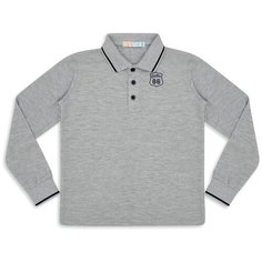 Поло Me & We Школа 2023, размер 134, серый