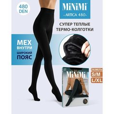 Колготки MiNiMi Multifibra Colors, 480 den, размер 4, nero