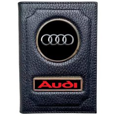 Обложка для автодокументов AUTO-OBLOZHKA, черный