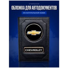 Обложка для автодокументов AUTO-OBLOZHKA, черный