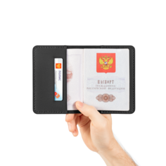 Обложка для паспорта Yuzhanini Goods, черный