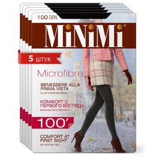 Колготки MiNiMi Microfibra, 100 den, 5 шт., черный