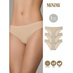 Трусы MiNiMi, комплект из 3 шт., размер 44/S, nudo