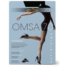 Колготки Omsa Attiva Extralarge, 70 den, профилактический класс компресии, размер 6, nero