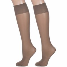 Гольфы Conte elegant, комплект, 40 den, 2 пары, размер 23-25, shade