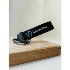 Брелок Mercedes-Benz, матовая фактура, Mercedes, черный