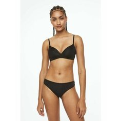 Трусы H&M, комплект из 3 шт., размер L, черный