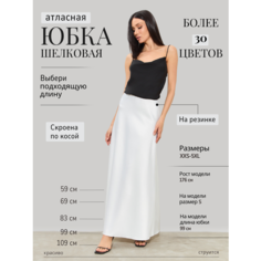 Юбка ANNA Collection, размер 3XL 83 см, молочный