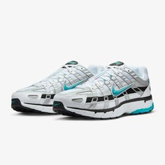 Кроссовки NIKE, размер 9, белый/синий
