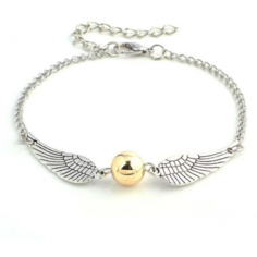 Браслет, размер 16.5 см, размер M, диаметр 10 см, серый, золотистый, серебристый Quests Team