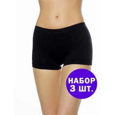 Трусы SeamlessFlex Short VB Promo x 3, комплект из 3 шт., размер 3M-46, nero