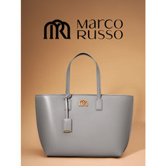 Сумка тоут Marco Russo, серебристый