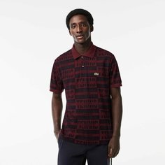 Поло LACOSTE, размер T4, бордовый