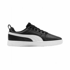 Кеды PUMA Rickie Jr, размер 4 UK, черный/белый
