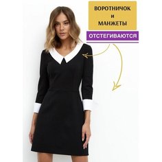 Платье ILTANI, размер 42, черный матовый