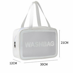 Косметичка 12х21х30 см, , белый Washbag