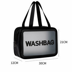 Косметичка 12х21х30 см, , черный Washbag