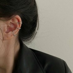 Серьги каффы, серебряный Top Staly