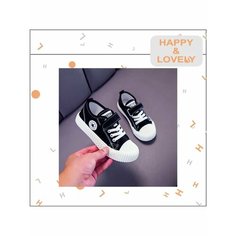 Кеды, размер 36, серо-черный Happy & Lovely