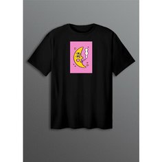 Футболка, размер ONESIZE(XS-XXL), черный Cherry Pie