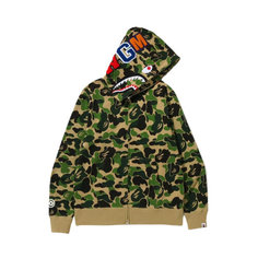Худи A BATHING APE Big ABC Camo Shark, размер L, , зеленый