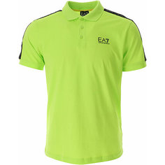 Поло спортивное EA7, размер XL, лайм