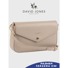 Сумка кросс-боди DAVID JONES, темно-бежевый