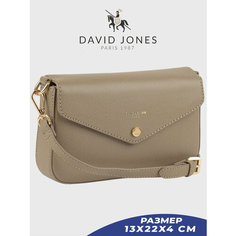 Сумка кросс-боди DAVID JONES, коричневый