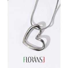 Колье FLORANSE, длина 40 см, серебристый