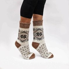 Носки Русская шерсть, размер 35-37, белый