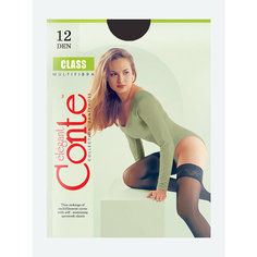 Чулки Conte elegant Class, 12 den, размер 3-4, grafit