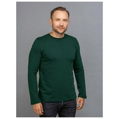 Лонгслив Uzcotton Premium, размер 42-44\XS, , темно-зеленый