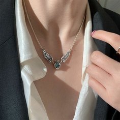 Колье LERO, длина 55 см, серебряный