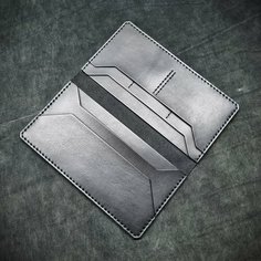 Портмоне , фактура гладкая, черный Нет бренда