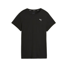 Футболка PUMA RUN FAVORITES GRAPHIC TEE W, размер 42, черный