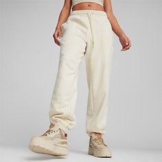 Брюки спортивные PUMA INFUSE Relaxed Sweatpants, размер 42, белый
