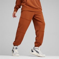 Брюки спортивные PUMA DOWNTOWN Sweatpants, размер L, коричневый