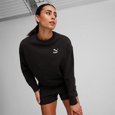 Свитшот PUMA BETTER CLASSICS Relaxed Crew, размер 42, , черный