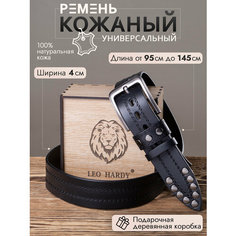 Ремень LEO HARDY, размер 100, черный