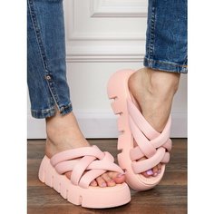 Шлепанцы Wenzhou Huahai Leather Shoes Factory Шлепанцы Элина, размер 41, розовый