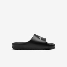 Шлепанцы LACOSTE Serve Slide 2.0, размер T6, черный