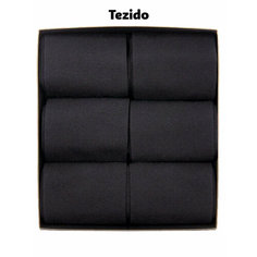 Носки Tezido, комплект, 6 пар, размер 41-46, черный