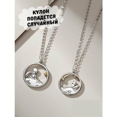Колье, длина 45 см, серебристый Drakon IRG