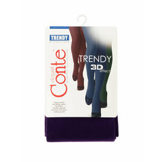 Колготки Conte elegant TRENDY, 150 den, размер 5XL, melanzana