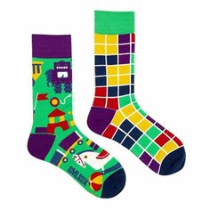 Носки SMLSOX, размер 35-40, мультиколор
