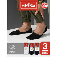 Носки Omsa, комплект, 3 пары, размер 39-41, мультиколор
