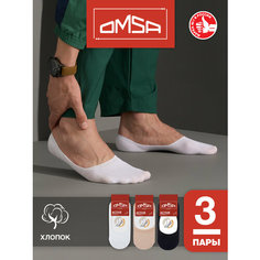 Носки Omsa, комплект, 3 пары, размер 39-41, мультиколор